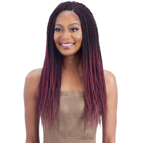 Freetress Pre-Looped Crochet Braid - PRE-FEATHERED SENEGALESE TWIST 16" Freetress Pre-Looped Crochet Braid - PRE-FEATHERED SENEGALESE TWIST 16"