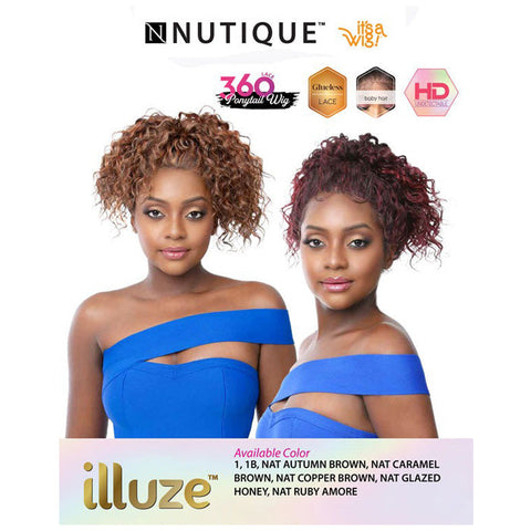Nutique Illuze Glueless 360 Ponytail HD Lace Wig - CHRISSY Nutique Illuze Glueless 360 Ponytail HD Lace Wig - CHRISSY