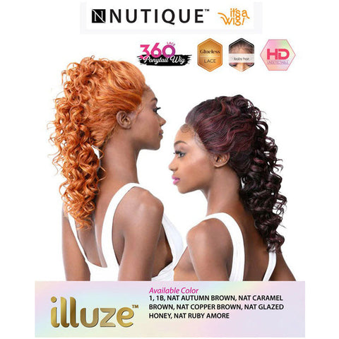 Nutique Illuze Glueless 360 Ponytail HD Lace Wig - ZANIYA Nutique Illuze Glueless 360 Ponytail HD Lace Wig - ZANIYA