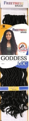 Freetress Braid Pre Looped Crochet GODDESS LOC 18 Inch Freetress Braid Pre Looped Crochet GODDESS LOC 18 Inch