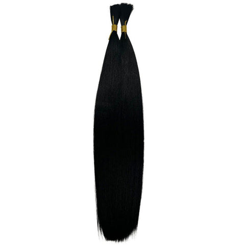 Black Diamond 100% Human Hair Braiding Extension Bulk - SATIN SMOOTH 20" Black Diamond 100% Human Hair Braiding Extension Bulk - SATIN SMOOTH 20"