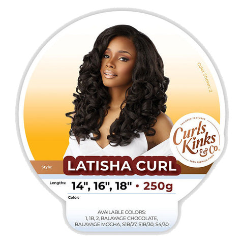 Sensationnel Curls Kinks Weave - LATISHA CURL 14"/16"/18" Sensationnel Curls Kinks Weave - LATISHA CURL 14"/16"/18"