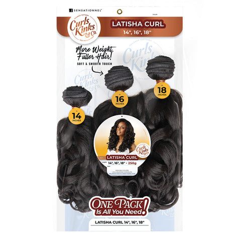 Sensationnel Curls Kinks Weave - LATISHA CURL 14"/16"/18" Sensationnel Curls Kinks Weave - LATISHA CURL 14"/16"/18"