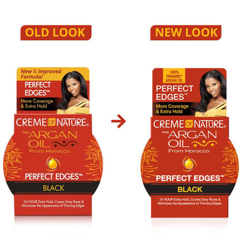 Creme of Nature Argan Oil Perfect Edges - BLACK CONTROL 2.25oz Creme of Nature Argan Oil Perfect Edges - BLACK CONTROL 2.25oz