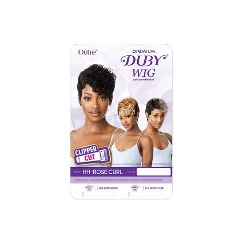 Outre Premium Duby 100% Human Hair Clipper Cut Wig - HH-ROSE CURL Outre Premium Duby 100% Human Hair Clipper Cut Wig - HH-ROSE CURL