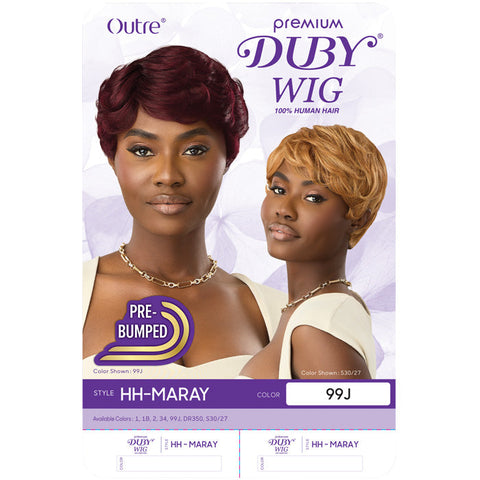 Outre Premium Duby Wig 100% Human Hair Pre-Bumped Full Wig - HH-MARAY Outre Premium Duby Wig 100% Human Hair Pre-Bumped Full Wig - HH-MARAY