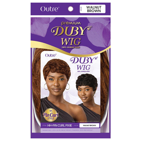 Outre Premium Duby 100% Human Hair Full Wig - HH-PIN CURL PIXIE Outre Premium Duby 100% Human Hair Full Wig - HH-PIN CURL PIXIE