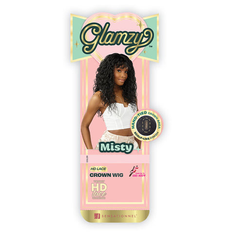 Sensationnel Glamzy Glueless HD Lace Crown Wig –  MISTY Sensationnel Glamzy Glueless HD Lace Crown Wig –  MISTY