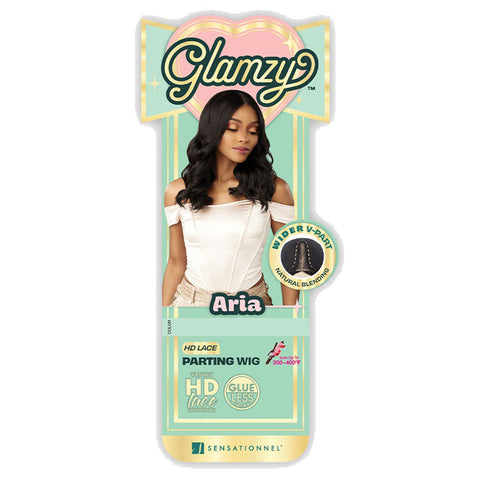 Sensationnel Glamzy Glueless HD V-Part Lace Wig - ARIA Sensationnel Glamzy Glueless HD V-Part Lace Wig - ARIA