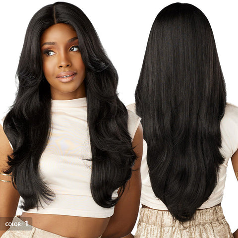 Sensationnel Glamzy Glueless V-Part HD Lace Parting Wig - ELYSIA Sensationnel Glamzy Glueless V-Part HD Lace Parting Wig - ELYSIA