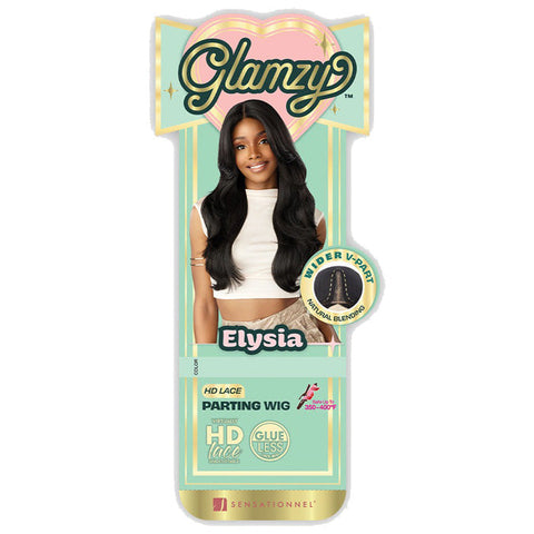 Sensationnel Glamzy Glueless V-Part HD Lace Parting Wig - ELYSIA Sensationnel Glamzy Glueless V-Part HD Lace Parting Wig - ELYSIA
