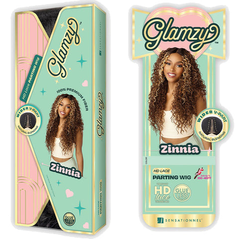 Sensationnel Glamzy Glueless HD V-Part Lace Wig - ZINNIA Sensationnel Glamzy Glueless HD V-Part Lace Wig - ZINNIA