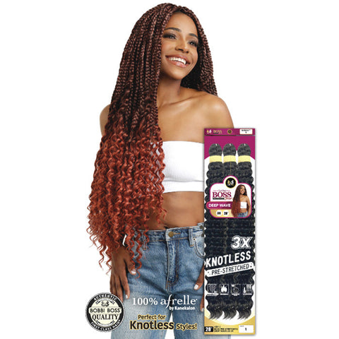 Bobbi Boss Pre-Stretched Braid - HB013 DEEP WAVE 28" 3X Bobbi Boss Pre-Stretched Braid - HB013 DEEP WAVE 28" 3X