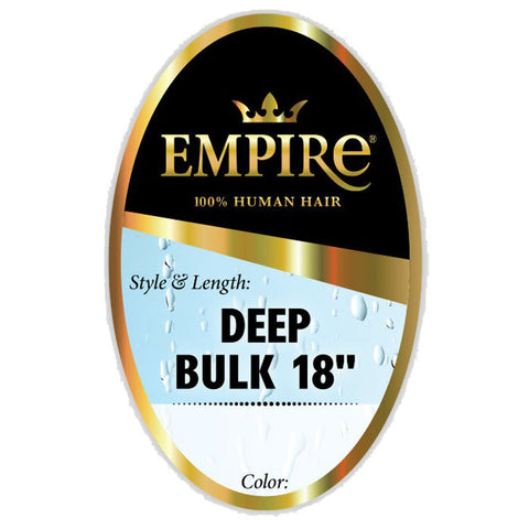 Sensationnel Empire 100% Human Hair Wet & Wavy Braids - DEEP BULK 18" Sensationnel Empire 100% Human Hair Wet & Wavy Braids - DEEP BULK 18"