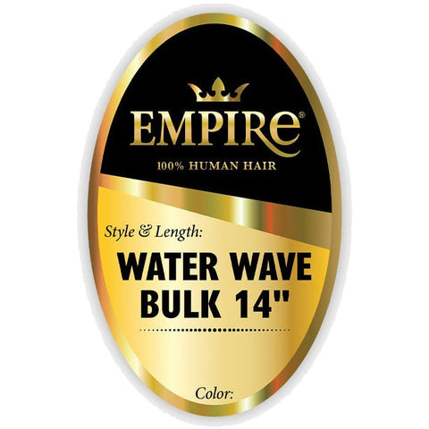 Sensationnel Empire 100% Human Hair Braids Bulk - WATER WAVE BULK 14" Sensationnel Empire 100% Human Hair Braids Bulk - WATER WAVE BULK 14"