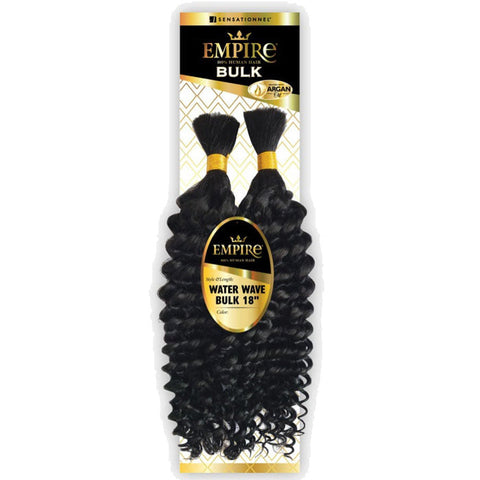 Sensationnel Empire Human Hair Braids - WATER WAVE BULK 18" / 22" Sensationnel Empire Human Hair Braids - WATER WAVE BULK 18" / 22"