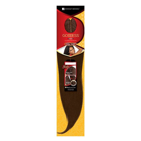 Sensationnel Goddess 100% Remi Human Hair 3 Way Part Closure - YAKI 10-12/14-16" Sensationnel Goddess 100% Remi Human Hair 3 Way Part Closure - YAKI 10-12/14-16"
