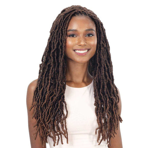 Freetress Pre-Looped Crochet Braid - 3X BONA LOC 18" Freetress Pre-Looped Crochet Braid - 3X BONA LOC 18"