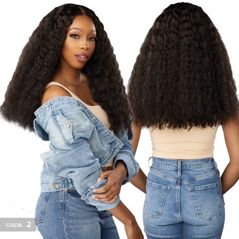 Sensationnel Curls Kinks Textured Lace Kinky Edges Glueless Y-Part HD Lace Front Wig - KINKY BRAID OUT 20" Sensationnel Curls Kinks Textured Lace Kinky Edges Glueless Y-Part HD Lace Front Wig - KINKY BRAID OUT 20"