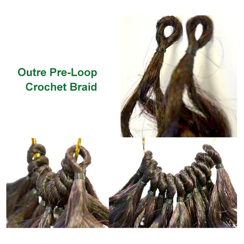 Outre X-Pression Pre Loop Crochet Braid DOMINICAN BLOWOUT STRAIGHT 14/22 Inch Outre X-Pression Pre Loop Crochet Braid DOMINICAN BLOWOUT STRAIGHT 14/22 Inch