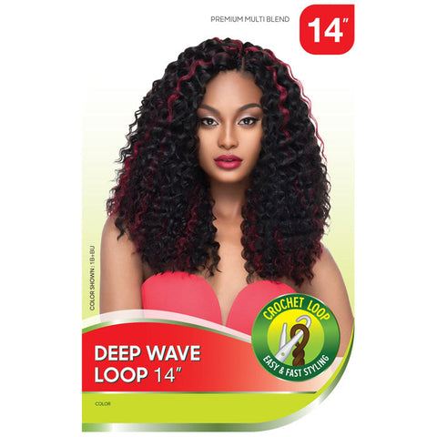 Outre X-Pression Crochet Braid DEEP WAVE LOOP 14 Inch Outre X-Pression Crochet Braid DEEP WAVE LOOP 14 Inch