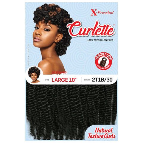 Outre X-Pression Curlette Crochet Loop Braid - LARGE 10"/20" Outre X-Pression Curlette Crochet Loop Braid - LARGE 10"/20"
