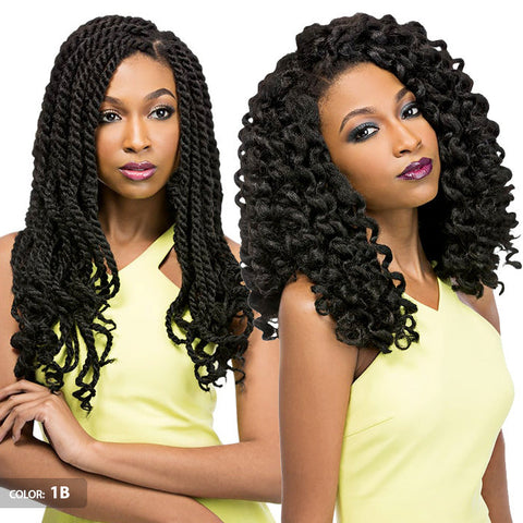 Outre X-Pression Crochet Braid - CUEVANA TWIST WEAVING 18" Outre X-Pression Crochet Braid - CUEVANA TWIST WEAVING 18"