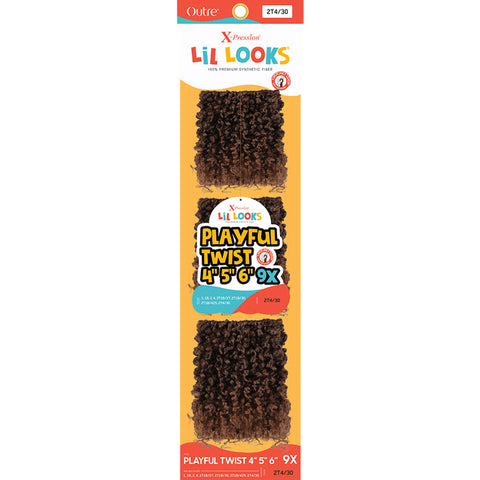 Outre X-Pression Lil Looks Loop Crochet Braids - PLAYFUL TWIST 4"5"6" 9X Outre X-Pression Lil Looks Loop Crochet Braids - PLAYFUL TWIST 4"5"6" 9X