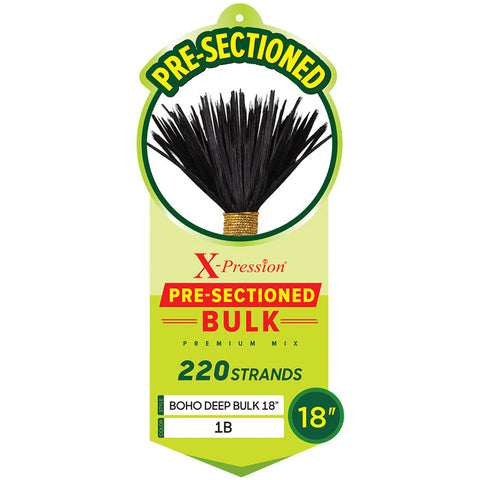 X-Pression Pre-Sectioned Bulk - BOHO DEEP BULK 18" - By Outre X-Pression Pre-Sectioned Bulk - BOHO DEEP BULK 18" - By Outre
