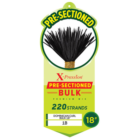 X-Pression Pre-Sectioned Bulk - DOMINICAN CURL BULK 18" - By Outre X-Pression Pre-Sectioned Bulk - DOMINICAN CURL BULK 18" - By Outre