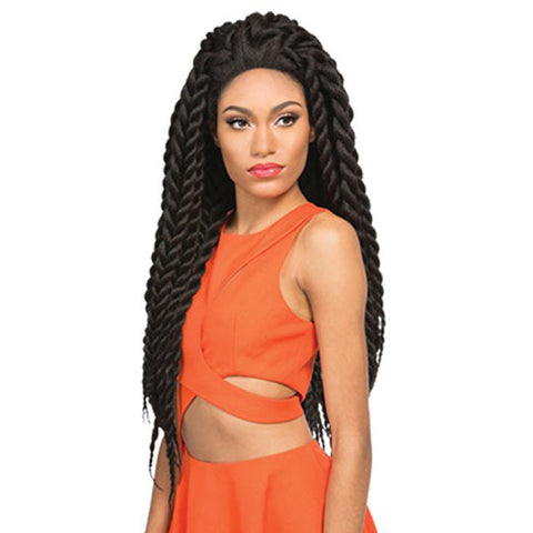 Outre X-Pression Pre-Looped Crochet Braid - SENEGALESE TWIST X-LARGE 14/18/24" Outre X-Pression Pre-Looped Crochet Braid - SENEGALESE TWIST X-LARGE 14/18/24"