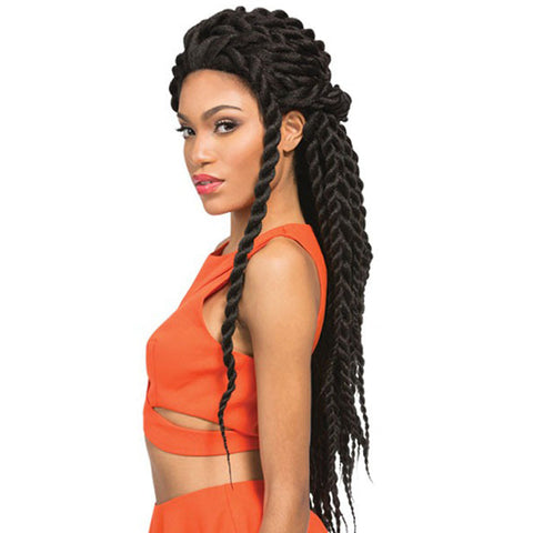 Outre X-Pression Pre-Looped Crochet Braid - SENEGALESE TWIST X-LARGE 14/18/24" Outre X-Pression Pre-Looped Crochet Braid - SENEGALESE TWIST X-LARGE 14/18/24"