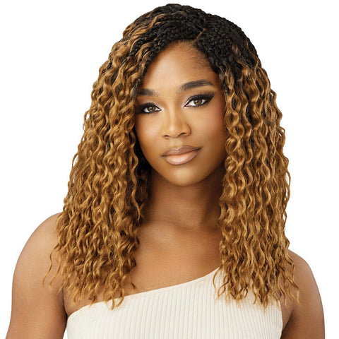 Outre X-Pression Twisted Up Pre-Loop Crochet Braid - BOHO WET & WAVY VIBE BEACH BRAID 14 3X Outre X-Pression Twisted Up Pre-Loop Crochet Braid - BOHO WET & WAVY VIBE BEACH BRAID 14 3X