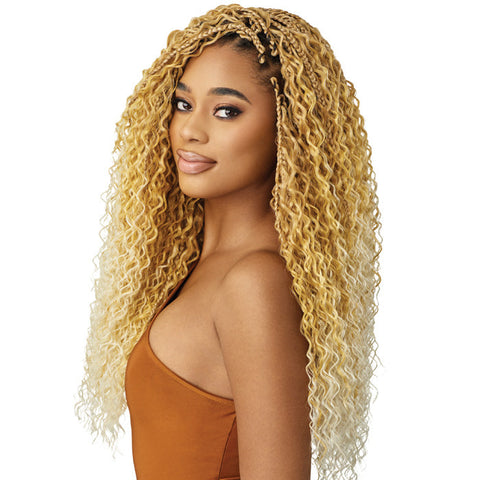 Twisted Up X-Pression By Outre Pre-Loop Crochet Braid - HYPER BORABORA BRAIDS 20" 3X Twisted Up X-Pression By Outre Pre-Loop Crochet Braid - HYPER BORABORA BRAIDS 20" 3X