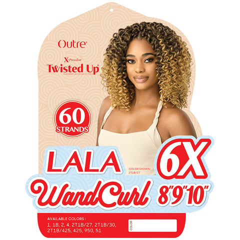 Outre X-Pression Twisted Up Crochet Loop Braid - LALA WAND CURL 8/9/10" 6X Outre X-Pression Twisted Up Crochet Loop Braid - LALA WAND CURL 8/9/10" 6X