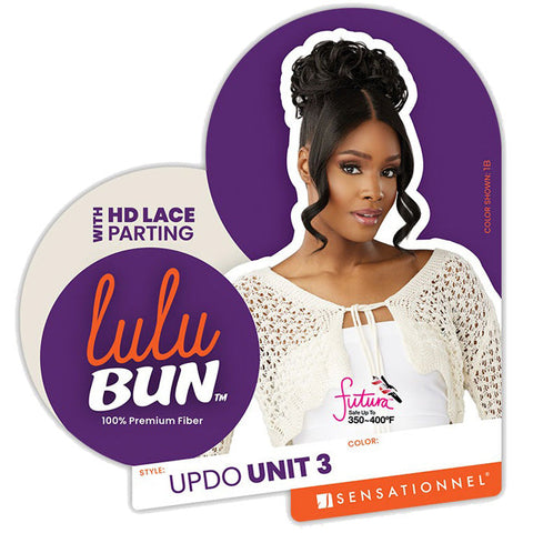 Sensationnel Lulu Bun HD Lace Parting Bang - UPDO UNIT 3 Sensationnel Lulu Bun HD Lace Parting Bang - UPDO UNIT 3