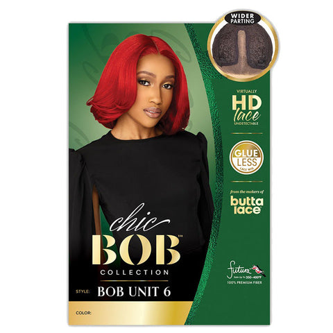 Sensationnel Butta Lace Glueless Chic Bob HD Lace Front Wig - BOB UNIT 6 Sensationnel Butta Lace Glueless Chic Bob HD Lace Front Wig - BOB UNIT 6