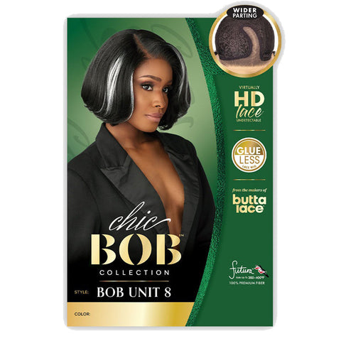 Sensationnel Chic Bob Glueless 5" Deep Part HD Lace Wig - BOB UNIT 8 Sensationnel Chic Bob Glueless 5" Deep Part HD Lace Wig - BOB UNIT 8
