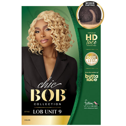 Sensationnel Chic Bob Butta Lace Glueless 5" Deep Lace Part Wig - LOB UNIT 9 Sensationnel Chic Bob Butta Lace Glueless 5" Deep Lace Part Wig - LOB UNIT 9