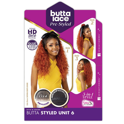 Sensationnel Butta Lace Glueless 13x4 HD Lace Front Wig - BUTTA STYLED UNIT 6 Sensationnel Butta Lace Glueless 13x4 HD Lace Front Wig - BUTTA STYLED UNIT 6
