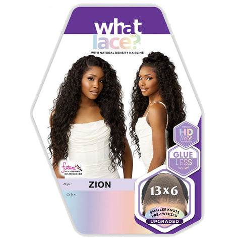 Sensationnel What Lace Glueless 13x6 HD Lace Front Wig - ZION Sensationnel What Lace Glueless 13x6 HD Lace Front Wig - ZION