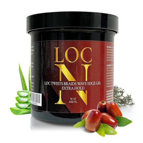 LOC N Twists Braids Wave Edge Gel 16oz - EXTRA HOLD LOC N Twists Braids Wave Edge Gel 16oz - EXTRA HOLD