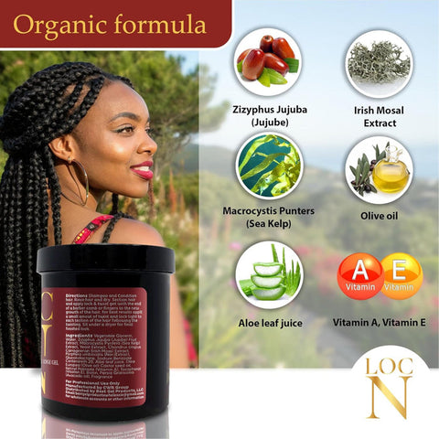 LOC N Twists Braids Wave Edge Gel 16oz - EXTRA HOLD LOC N Twists Braids Wave Edge Gel 16oz - EXTRA HOLD