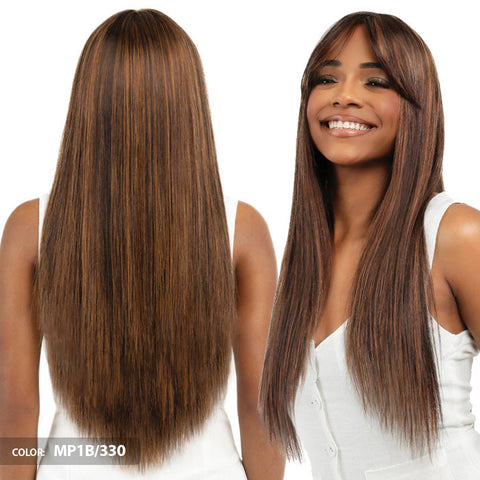 Bobbi Boss 100% Human Hair Full Wig - MH1314 STRAIGHT 26" Bobbi Boss 100% Human Hair Full Wig - MH1314 STRAIGHT 26"