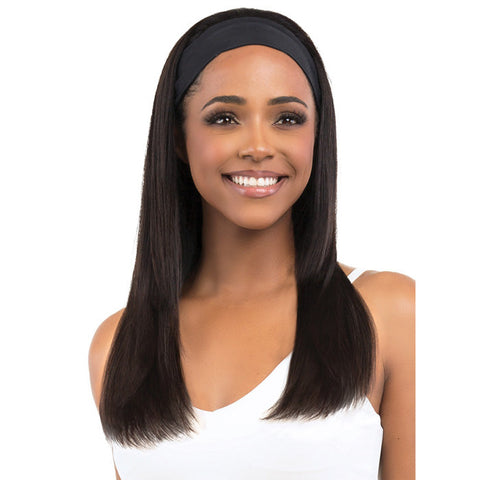 Bobbi Boss Active 100% Human Hair Headband Wig - MH1422 HB STRAIGHT Bobbi Boss Active 100% Human Hair Headband Wig - MH1422 HB STRAIGHT