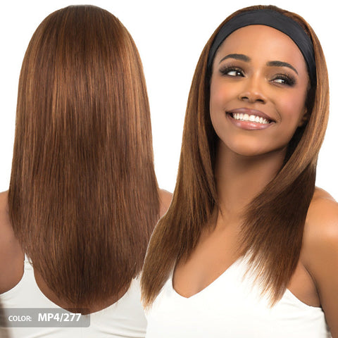 Bobbi Boss Active 100% Human Hair Headband Wig - MH1422 HB STRAIGHT Bobbi Boss Active 100% Human Hair Headband Wig - MH1422 HB STRAIGHT