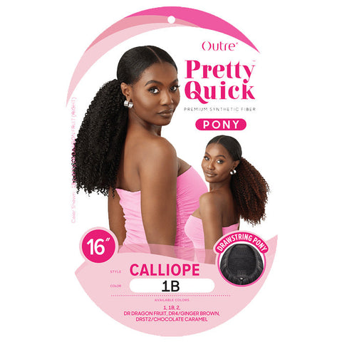 Outre Pretty Quick Drawstring Synthetic Ponytail - CALLIOPE Outre Pretty Quick Drawstring Synthetic Ponytail - CALLIOPE