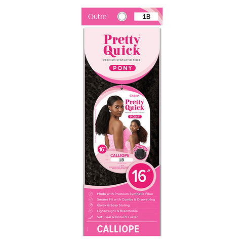 Outre Pretty Quick Drawstring Synthetic Ponytail - CALLIOPE Outre Pretty Quick Drawstring Synthetic Ponytail - CALLIOPE