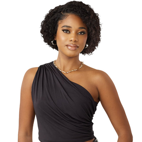 Outre My Tresses Black Label Glueless 100% Unprocessed Human Hair 13x4 HD Lace Front Wig - HH-VIRGIN DEEP BOB 8" Outre My Tresses Black Label Glueless 100% Unprocessed Human Hair 13x4 HD Lace Front Wig - HH-VIRGIN DEEP BOB 8"