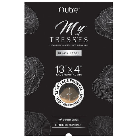 Outre My Tresses Black Label Glueless 100% Unprocessed Human Hair 13x4 HD Lace Front Wig - HH-VIRGIN DEEP BOB 8" Outre My Tresses Black Label Glueless 100% Unprocessed Human Hair 13x4 HD Lace Front Wig - HH-VIRGIN DEEP BOB 8"